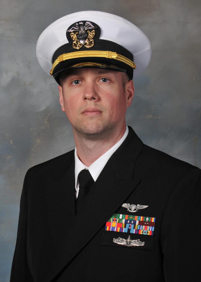 Matthew McCauleys portrait as an officer, required when checking onboard a ship.