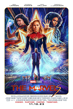 Official Movie Poster of The Marvels.
