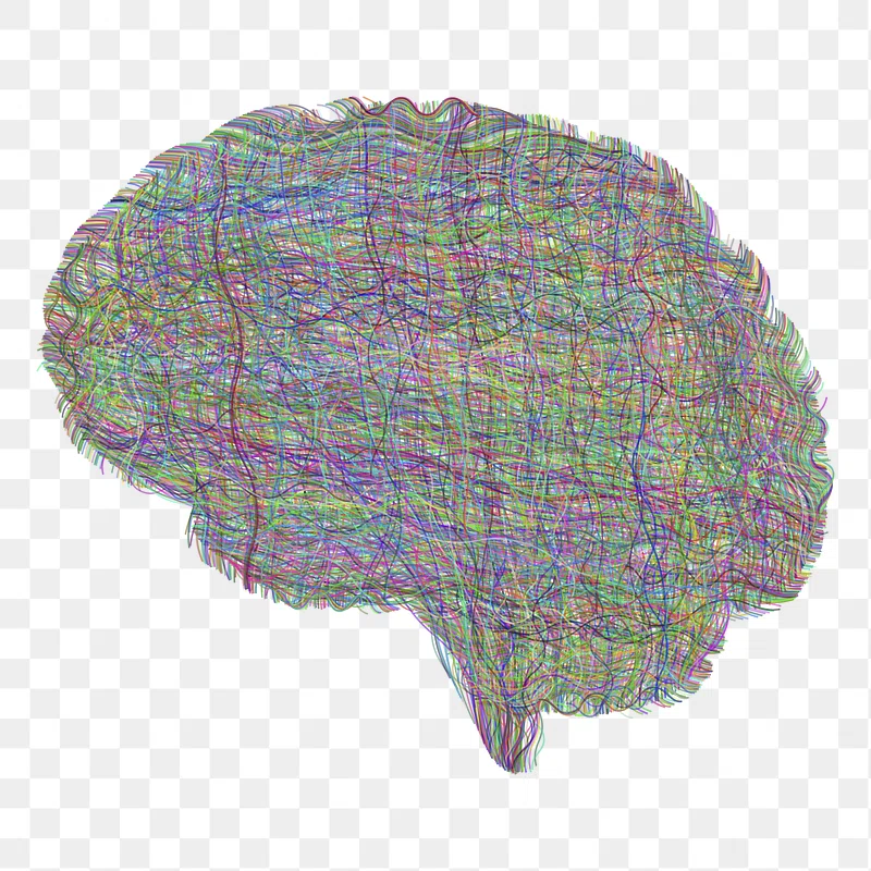 This picture shows that overthinking is all just scribbles. You can never grasp a single thought.
