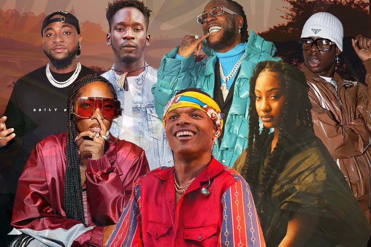 Pictured here are the artists leading the wave of the success of Afrobeats worldwide. 
Photo Provided By: Vanguard