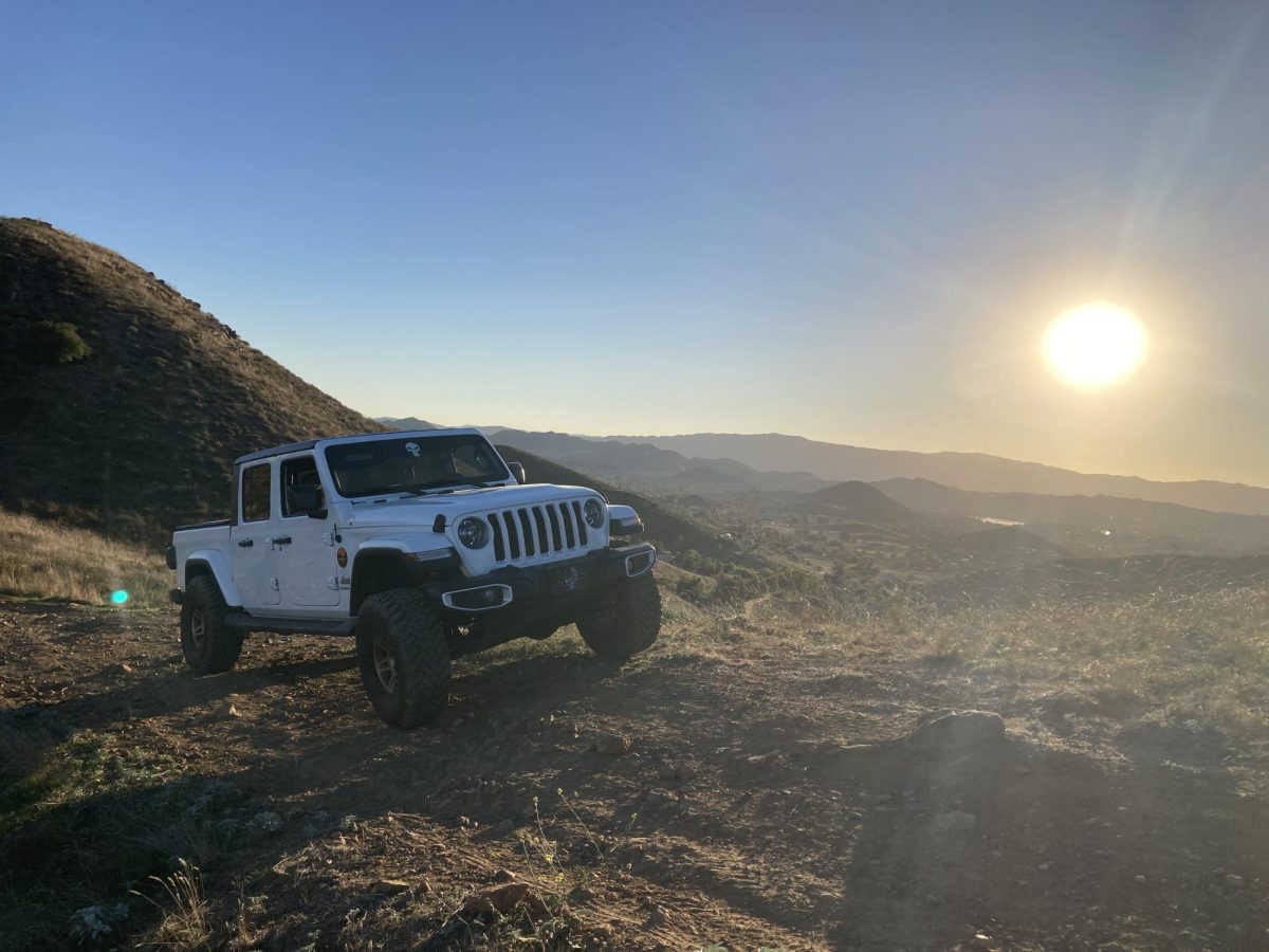A Follow-up photo showing a scenic view puts perspective on where a Jeep can take you.