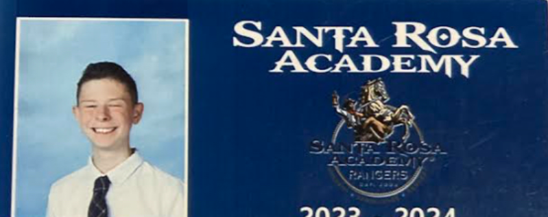 Kole+Ivancic+a+Freshmen+that+goes+to+Santa+Rosa+Academy+showing+us+his+school+ID.