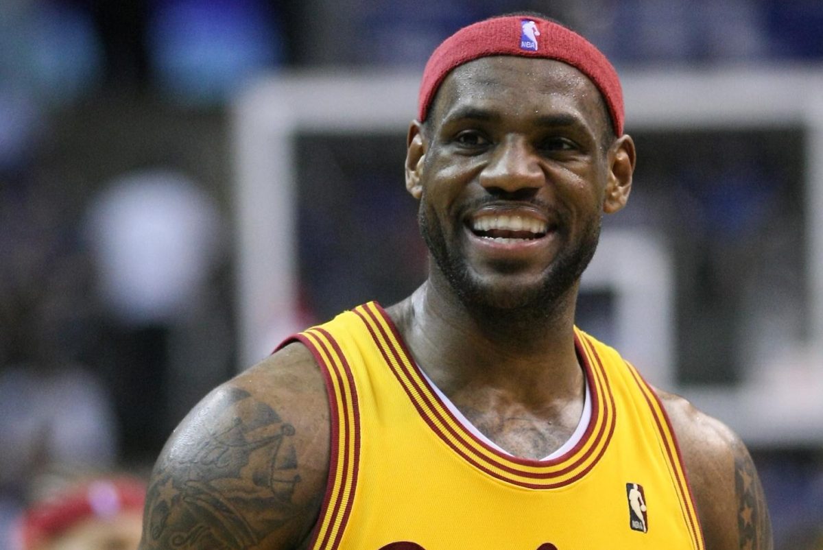 In his sixth year with the NBA, LeBron James played for the Cavaliers in 2009, which was when this picture was taken.