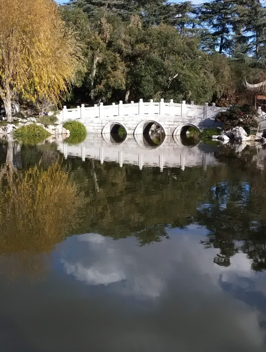 Taken on April 6, 2018, this bridge is located in the Chinese Gardens (Zone of the Huntington Gardens). It is one of many beautiful forms of Chinese architecture.