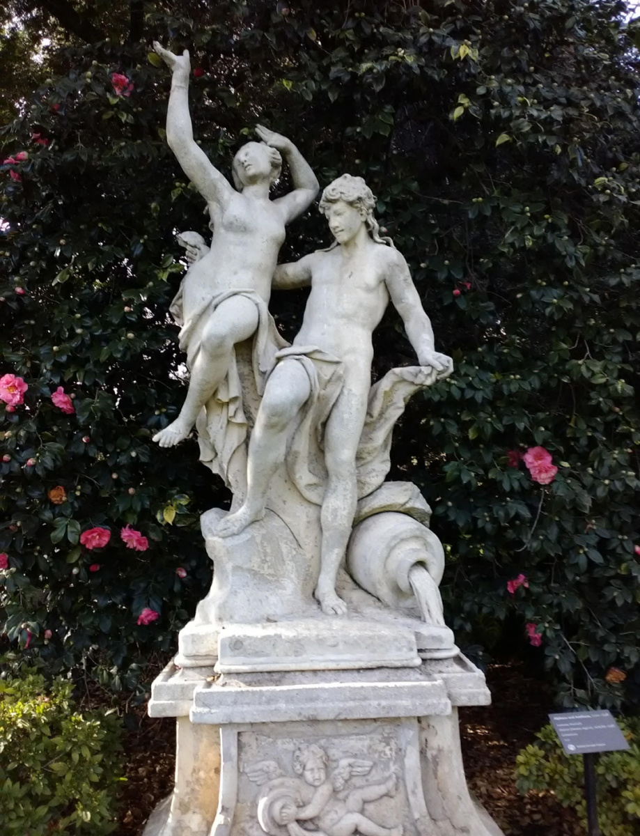 Taken on July 19, 2021, this photo captures the elegance of the numerous statues spread around the park. This one specifically, is located near the Huntington Art Gallery in a large clearing. Many of the statues in the area are created through Greek myths. 