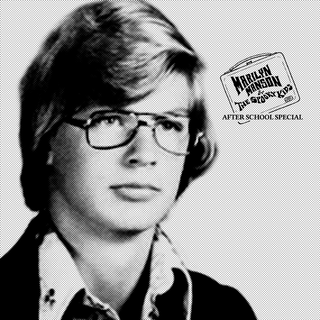 Black and white picture of young Jeffery Dahmer