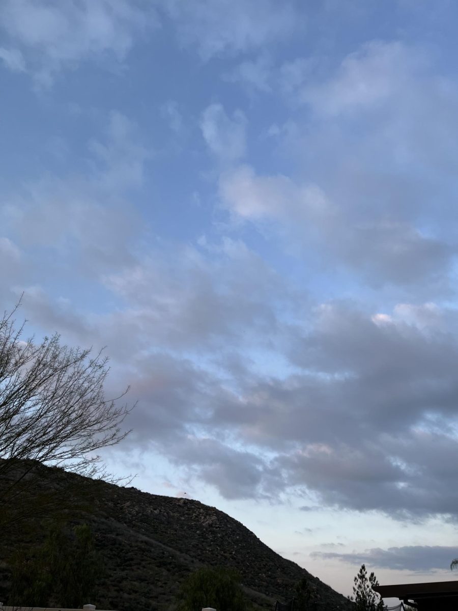 The sky has been cloudy a lot lately during the rainy months. Picture taken on February, 27th, 2024, in Lake Elsinore.