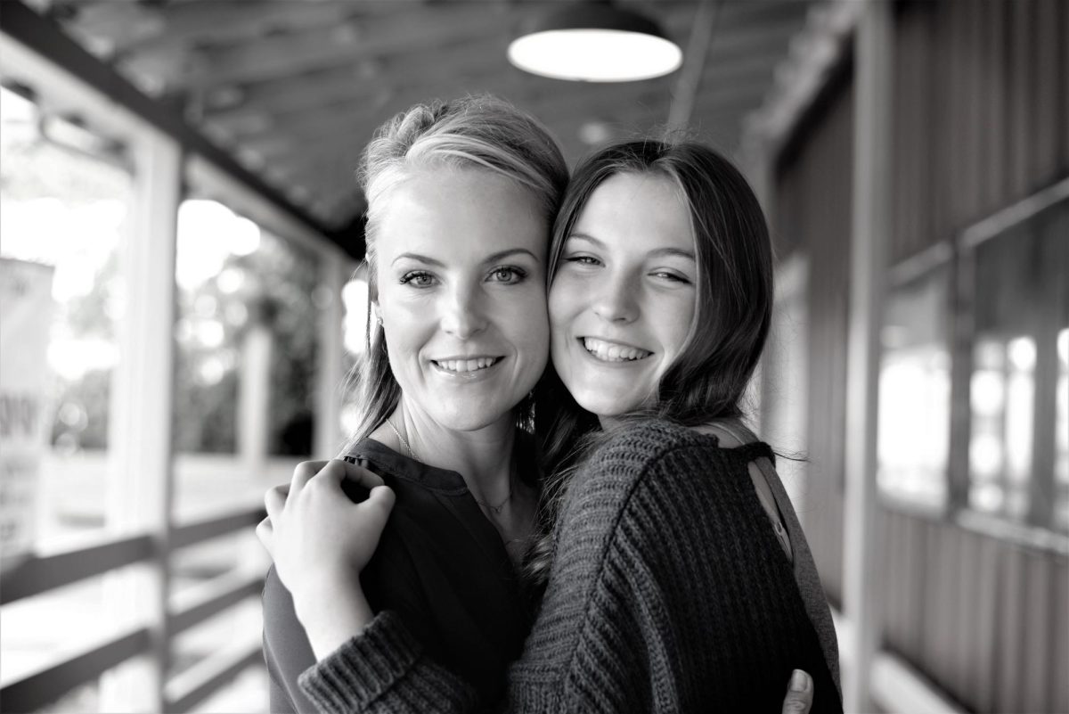 Lily Kelly and her mother Faith Zember 